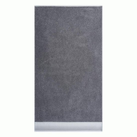 Полотенце махровое 1 шт "Cleanelly" Marcasite  серый 10000 70*130 см