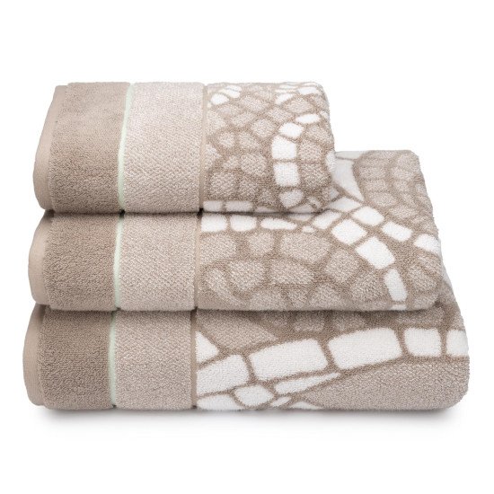 Полотенце махровое 1 шт "Cleanelly" Cofanetto бежевый 10000 100*150 см
