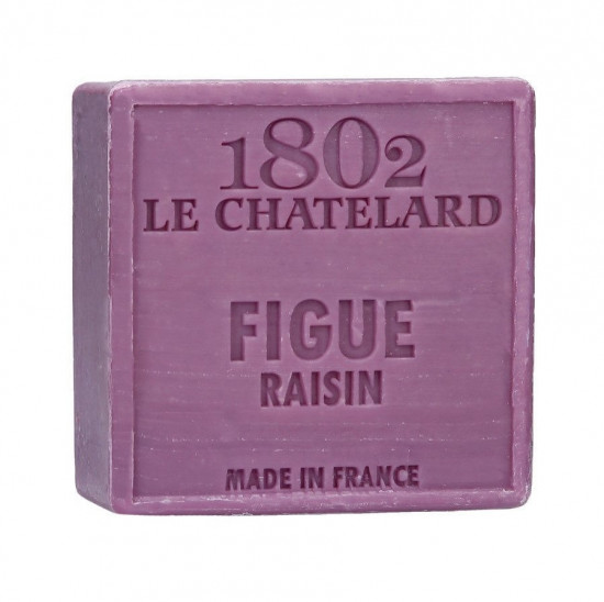 Марсельское мыло "Le Chatelard" Франция  Инжир-Виноград 100 г