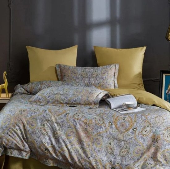 Постельное белье Люкс сатин- 2145-6 Евро