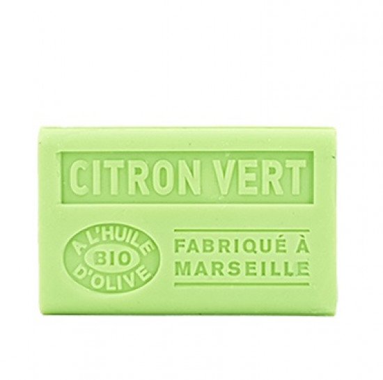 Марсельское мыло "Label Provence Nature" Франция Лайм 60 г