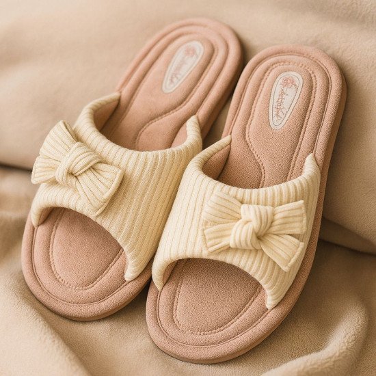 Тапочки женские "Lucky land" Comfort бежевый-2 37