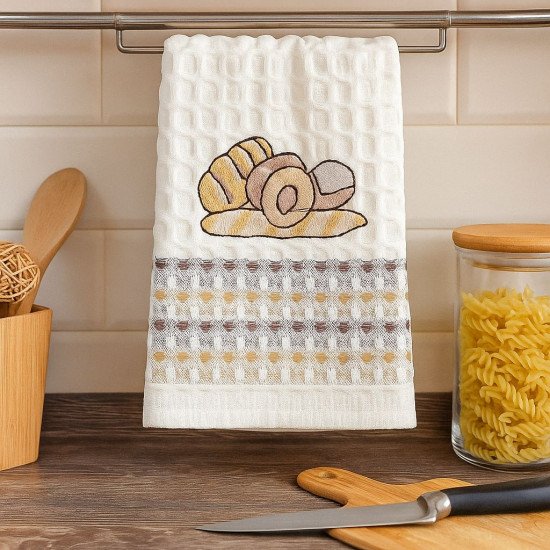 Полотенце кухонное 1 шт "Ambiella" Хлеб v5 35*50 см