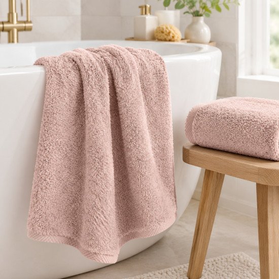 Полотенце махровое 1 шт "Коттон Дримс" розовый/peonia 70*140 см