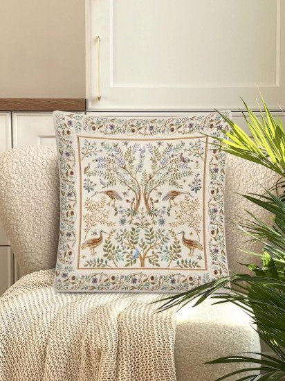 Декоративная наволочка "Гобелен" Рапсодия крем 45*45 (±2) см