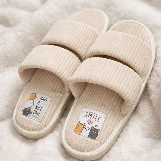 Тапочки женские "Lucky land" Comfort бежевый-1 36