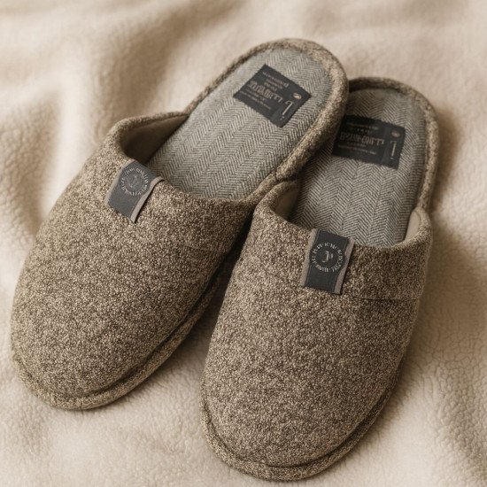 Тапочки мужские "Lucky land" Comfort 4358 хаки 42