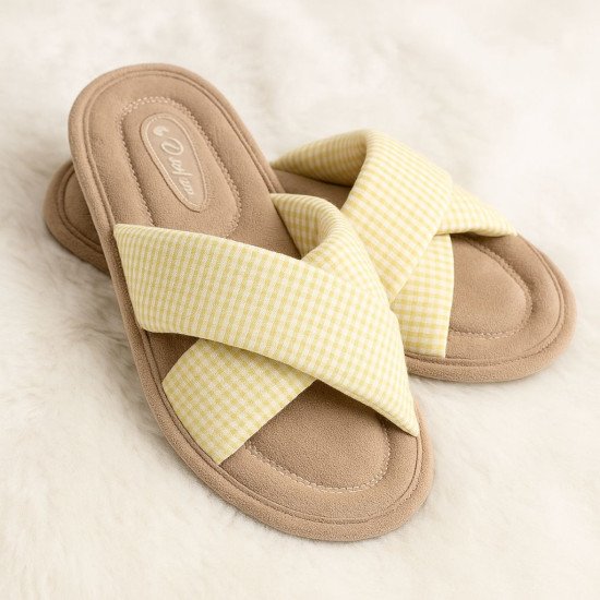 Тапочки женские "Lucky land" Comfort желтый 36