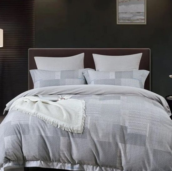 Постельное белье с одеялом-комфортер "Asabella"- 2279-20SP Дуэт (семейное)