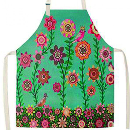Фартук текстильный для кухни "Nova"  289 Цветы 2 55*70 см