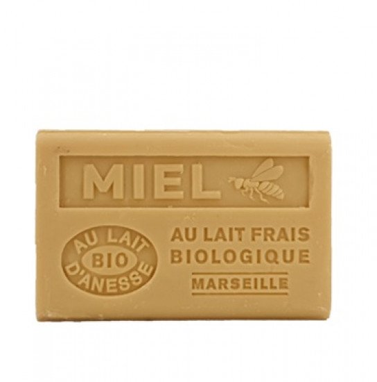 Марсельское мыло "Label Provence Nature" с молоком ослицы Мёд 125 г