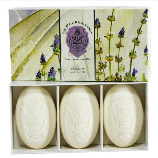 Подарочный набор мыла 2 шт. "La Florentina" Флорентийские сады Lavender/Лаванда 3*150 г