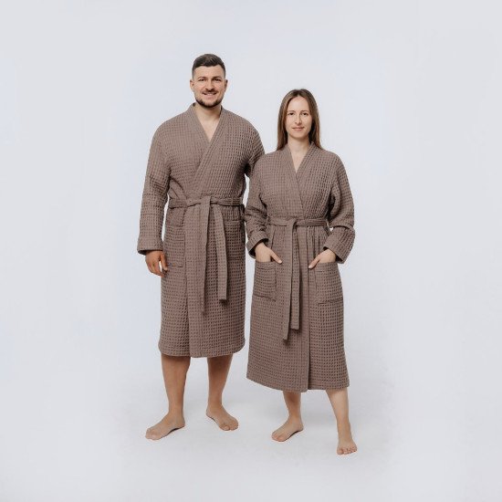 Халат вафельный Бохо мокко 958 52-54 (2XL/3XL)