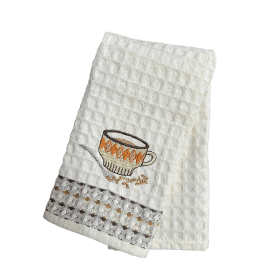 Полотенце кухонное 1 шт "Ambiella" Кофе v4 35*50 см