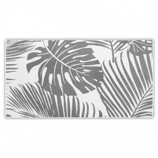 Полотенце пляжное "Casual Avenue" Leaf белый-темно-серый/white-antracite 100*180 см
