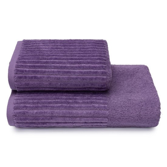Полотенце махровое 1 шт "Cleanelly" Cascafa фиолетовый 18-3211 50*90 см