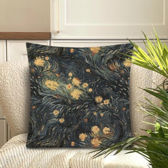 Декоративная наволочка "Гобелен" Ван Гог Цветы 45*45 (±2) см