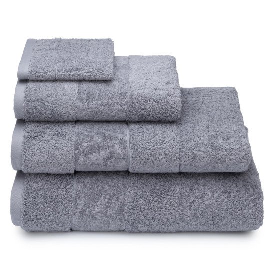 Полотенце махровое 1 шт "Cleanelly" Tenerezza серый 18-4005 50*100 см