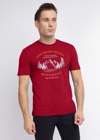 Комплект мужской "Clever" темно-красный/темно-синий 52 (2XL)