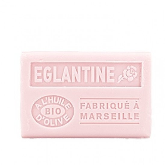 Марсельское мыло "Label Provence Nature" на оливковом масле Шиповник 125 г