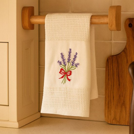 Полотенце кухонное 1 шт "Ambiella" Furya Лаванда  v8 40*60 см