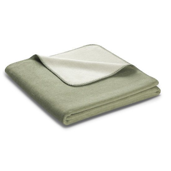 Плед "Biederlack" двусторонний Jadegrun Natur 150*200 см