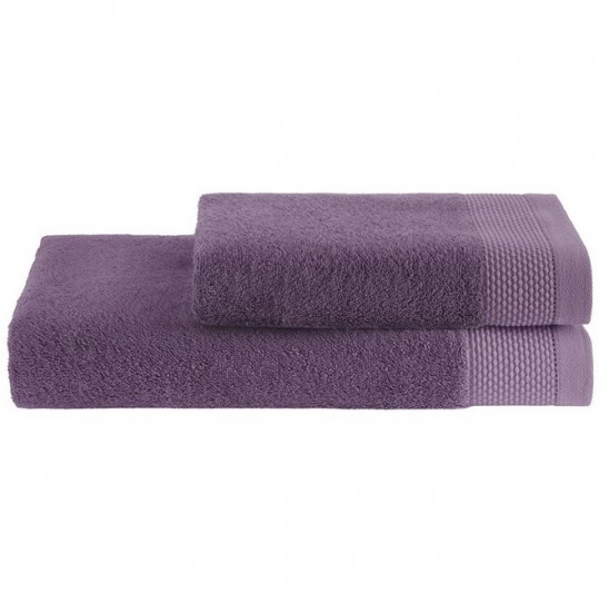 Полотенце махровое "Softcotton" Bambu фиолетовый 50*100 см