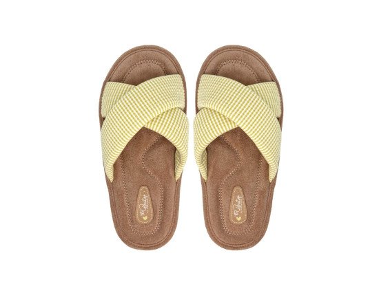 Тапочки женские "Lucky land" Comfort желтый 38