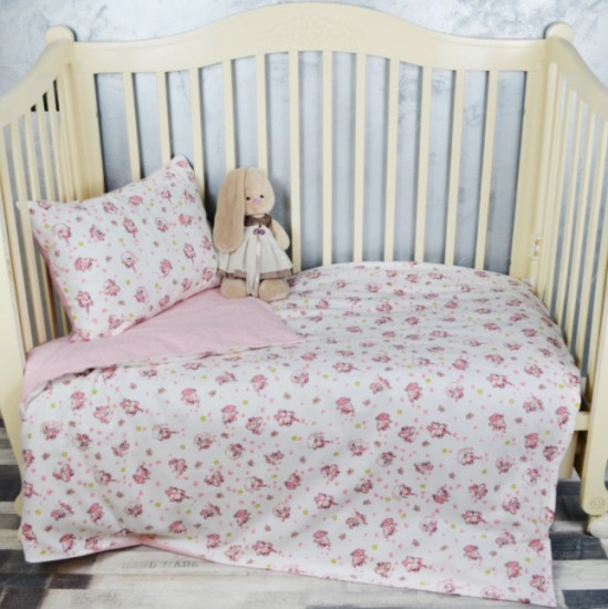 Постельное белье для детей "Li-Ly" F-KPB-11/31 слоники- розовый в кроватку