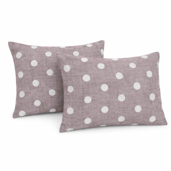 Комплект наволочек 2 шт. Сатин Мерлин Монро- Горох 50*70 см