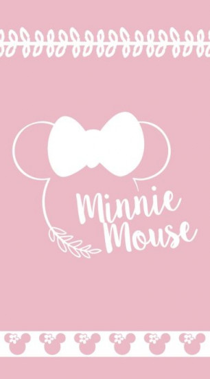 Полотенце махровое "Нордтекс" Disney Minnie Flower розовый пион+белый 70*120 см