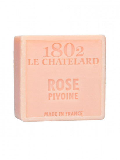 Марсельское мыло "Le Chatelard" Франция  Роза-Пион 100 г