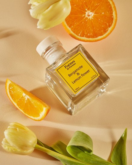 Аромадиффузор "Poèmes de Provence" Bergamot&Lemon Flower/Бергамот и Цветок лимона 100 мл