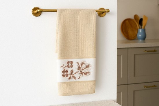 Полотенце кухонное 1 шт "Ambiella" Furya Кофе v1 40*60 см