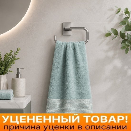 Уценка! Полотенце махровое 1 шт "Каво" Двухцветный 43 80*150 см