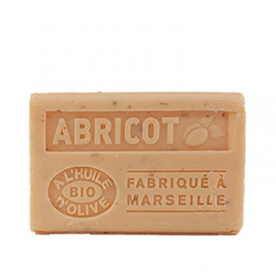 Марсельское мыло "Label Provence Nature" на оливковом масле Абрикос (эксфолиант) 125 г