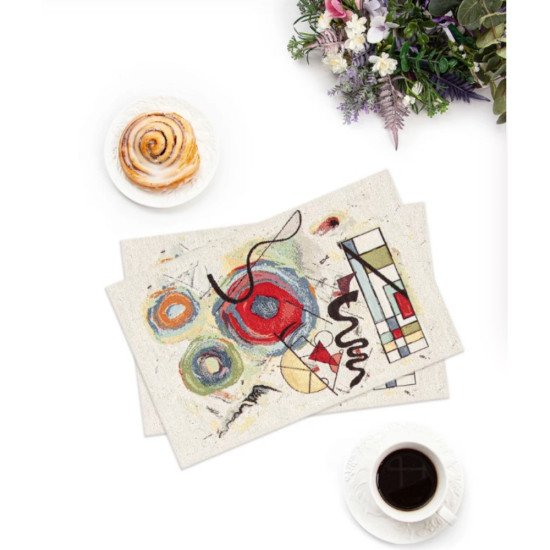 Комплект декоративных салфеток 2 шт. "Гобелен" Скандинавские растения 30*45 см-2 шт.