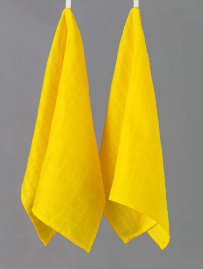 Полотенце кухонное "Votex" Муслин желтый 40*60 см