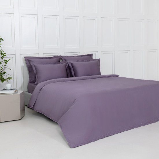 Простыня на резинке "La Prima" SilvaSilk 3125 Purple 180*200 высота 30 см