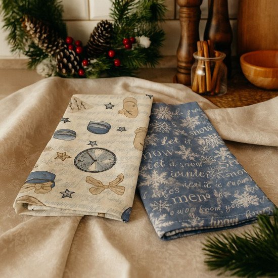 Комплект полотенец для кухни 2 шт. "Wenge" Miracle Time 45*60 см