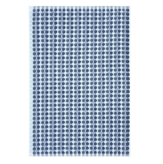 Коврик махровый для ног в ванную 1 шт "Cleanelly" Musivo синий 30000 70*90 см