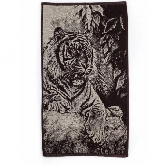 Полотенце махровое "Речицкий текстиль" Тигр на отдыхе 50*90 см