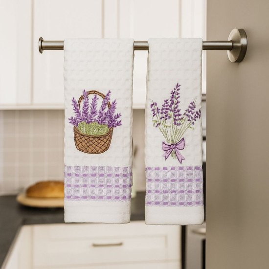 Комплект полотенец для кухни 2 шт. "Ambiella" Лаванда-2 35*50 см