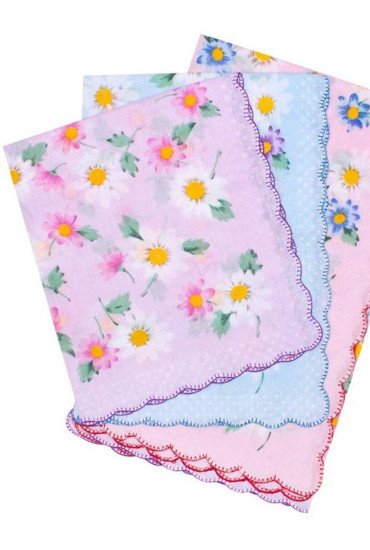 Платок носовой женский "Etteggy" - 1 шт 45452-11 30*30 см-1 шт