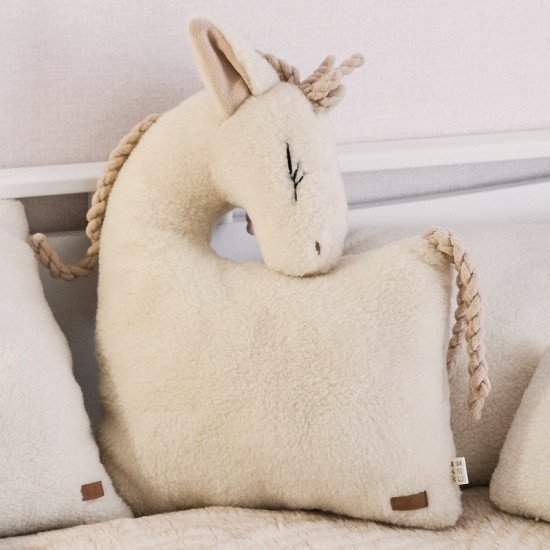 Подушка-игрушка "WoolHouse" Лошадка Танечка молочный 40*30 см