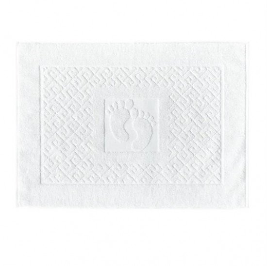 Полотенце махровое для ног в ванную "Нордтекс" белый 50*70 см