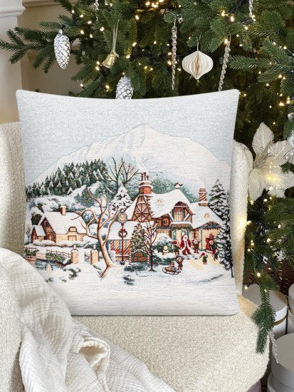 Декоративная наволочка "Гобелен" Магия зимы 45*45 (±2) см