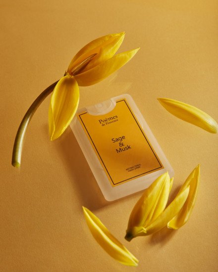 Антибактериальный спрей для рук "Poèmes de Provence" Sage&Musk/Шалфей и мускус 20 мл