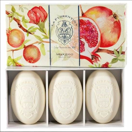 Подарочный набор мыла 2 шт. "La Florentina" Флорентийские сады Pomegranate/Гранат 3*150 г