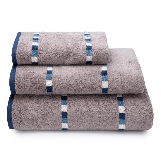Полотенце махровое 1 шт "Cleanelly" Boreale серо-синий 10000 70*140 см